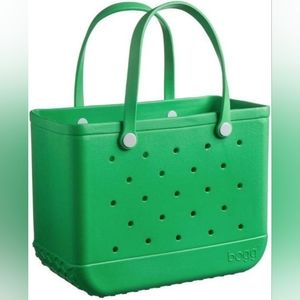 XL Bogg bag tote beach bag green